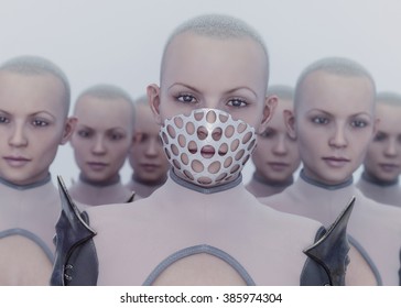 1,144 Clone Girl Images, Stock Photos & Vectors | Shutterstock