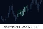 Futuristic Digital Candlestick Chart – 3D Trading Visualization