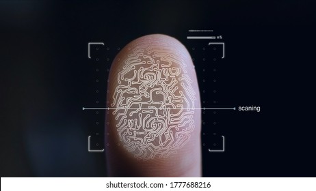 Futuristic Digital Processing Of A Biometric Fingerprint Scanner