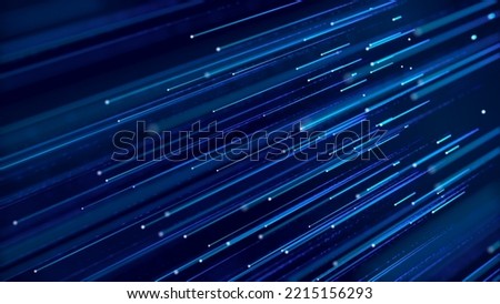 Futuristic illustration with explosion of data.Blur technology background led fibers.Abstract digital background . Speed of digital lights background.