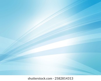 Futuristic image of wave pattern abstract background material_light blue