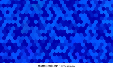 Futuristic   modern blue hex pixel background  Hex pixel pattern background  Suitable for presentation  template  poster  backdrop  book cover  flyer  social media  backdrop  etc 