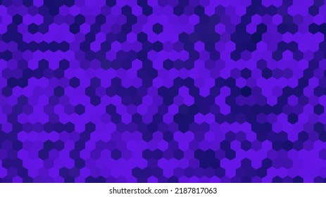 Futuristic   modern blue violet hex pixel background  Hex pixel pattern background  Suitable for presentation  template  poster  backdrop  book cover  flyer  social media  backdrop  etc 