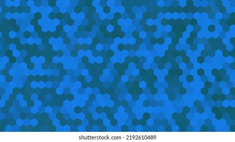 Futuristic   modern dark blue hex pixel background  Hex pixel pattern background  Suitable for presentation  template  poster  backdrop  book cover  flyer  social media  backdrop  etc 