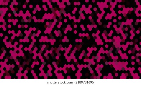 Futuristic   modern pink hex pixel background  Hex pixel pattern background  Suitable for presentation  template  poster  backdrop  book cover  flyer  social media  backdrop  etc 