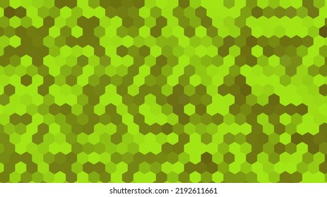 Futuristic   modern yellow green hex pixel background  Hex pixel pattern background  Suitable for presentation  template  poster  backdrop  book cover  flyer  social media  backdrop  etc 