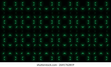 Futuristic Neon Green Light Pattern – Glowing Abstract Tech Background. Perfect for sci-fi themes, digital interfaces, or modern tech wallpapers.