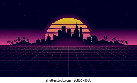 678 8bit city Images, Stock Photos & Vectors | Shutterstock