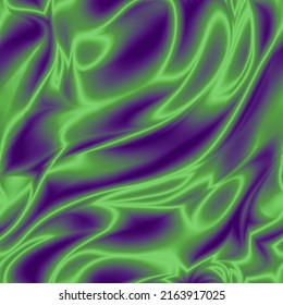 Futuristic Psychedelic Liquid Flowing Enegetic Seamless Background
Dynamic Electric Green And Purple Colored Modern Scientific Pattern For Wallpaper And Textile Design