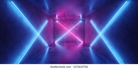 3d Render Neon Lights Abstract Background Stock Illustration 1186180228 ...