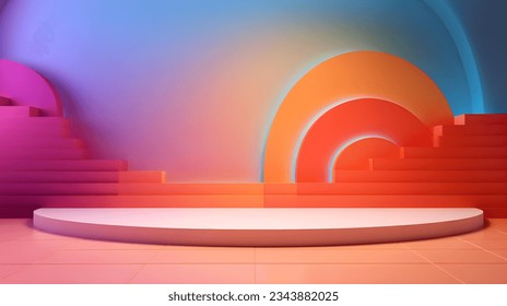 Futuristic Studio Background in multiple Colors. Elegant Room for Product Presentation
 - Powered by Shutterstock - Get 15% off with code: PIKWIZARD15