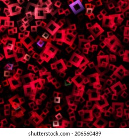 futuristic technology background design with square objects