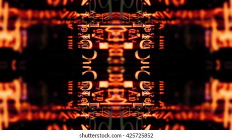 Futuristic technology screen display 10898 from a series of abstract future tech imagery.