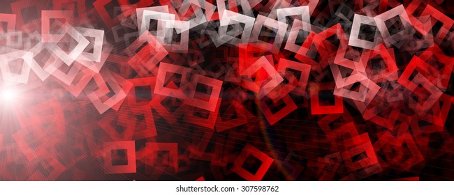 futuristic technology square background design with lights