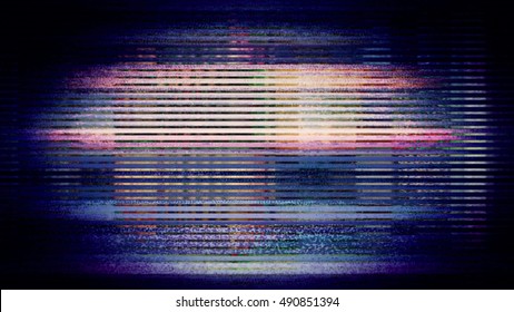 Futuristic, video screen display pixels creating an abstract pattern. From a series of abstract future tech imagery.