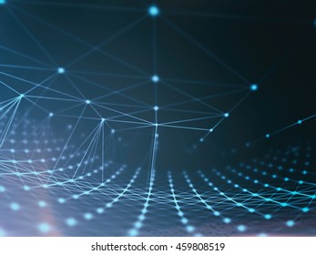 Futuristic virtual technology background, Fiber virtual optic cables, fibre connection, telecomunications concept, digitally generated image.