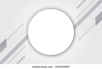 Futurstic Background White Background Circle Shape, Technology, Latest Tech