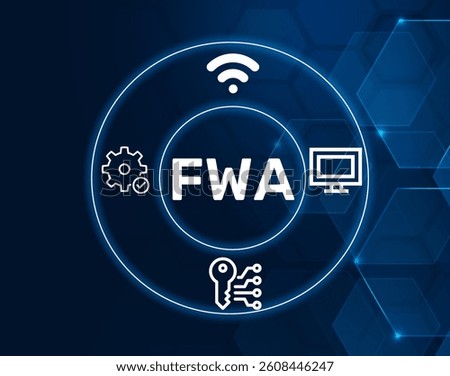 fwa fixed wireless access.FWA acronym. Fixed Wireless Access: Wireless communication between fixed locations.