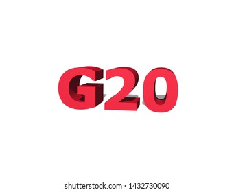 G20 summit in red text