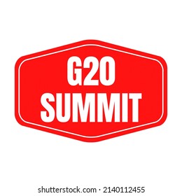 G20 Summit Symbol Icon Illustration