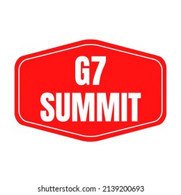 G7 Summit Symbol Icon Illustration