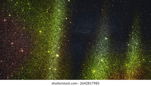 Galactic ambiance with light gradient flow and a peaceful space look.

