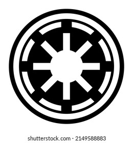 Galactic Empire Symbol Icon Illustration