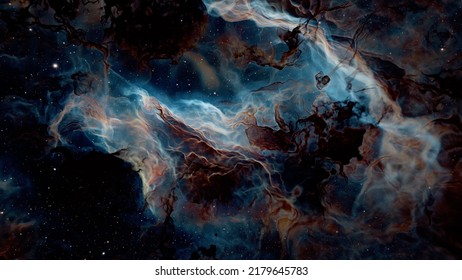 Galaxy Nebula Stars Floating Through Abstract Constellation Milky Way Formation Interstellar Travel Expanding Universe