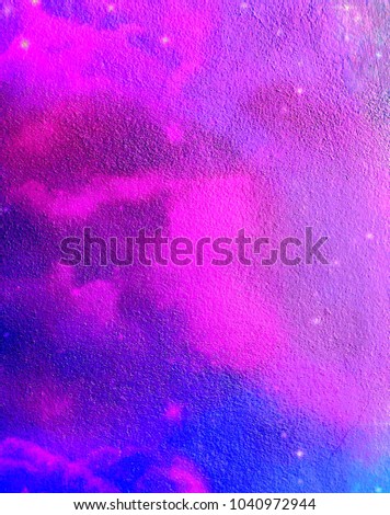 Royalty Free Stock Illustration Of Galaxy Rainbow On Wall Background