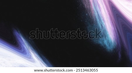 Galaxy space motion loop bulb light milky way black background