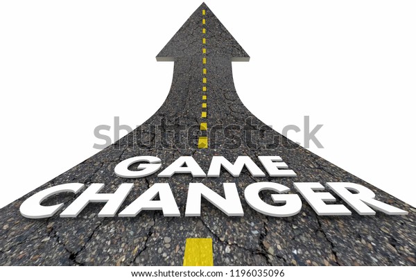 Game Changer New Rules Approach Plan Road\
Arrow 3d\
Illustration