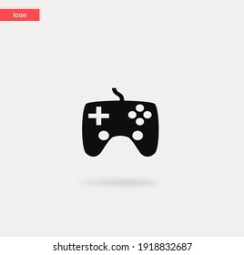 
Game Controller Icon. Simple Design