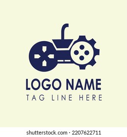 Game Mechanic Logo Design Template