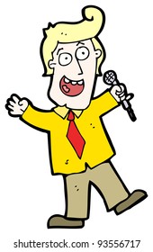 Game Show Host Cartoon (raster Version)