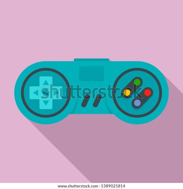 Gamepad icon. Flat illustration of gamepad icon\
for web design