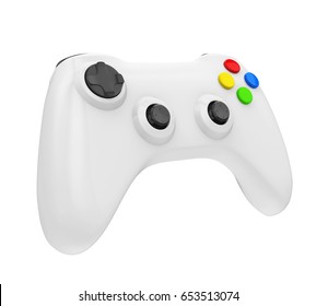 Gamepad Joystick Isolated. 3D Rendering