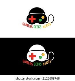 Gamer Geek Nerd Logo Clothing Logo