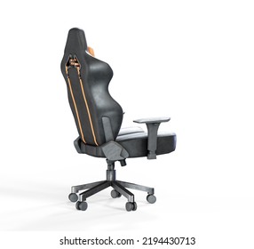 Gaming Chair Isolated. 3D Rendering