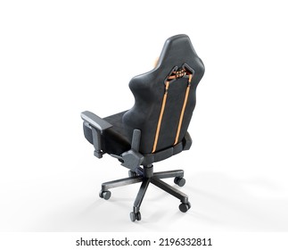 Gaming Chair Isolated. 3D Rendering