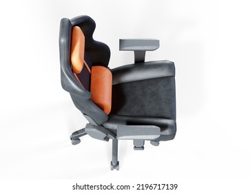 Gaming Chair Isolated. 3D Rendering