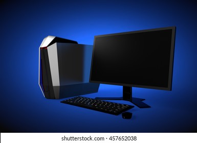 Gaming Desktop Stock Illustrations Images Vectors Shutterstock