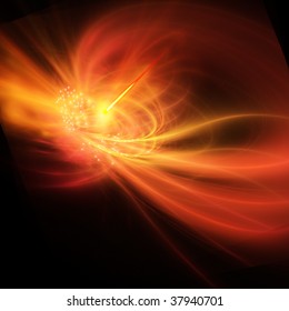 GAMMA RAY BURST - A Supernova Explosion Causes A Bright Gamma Ray Burst.