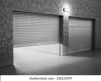 Dark Garage Door Images Stock Photos Vectors Shutterstock