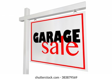 Gargae Sale Rummage Event Home Sign Advertising