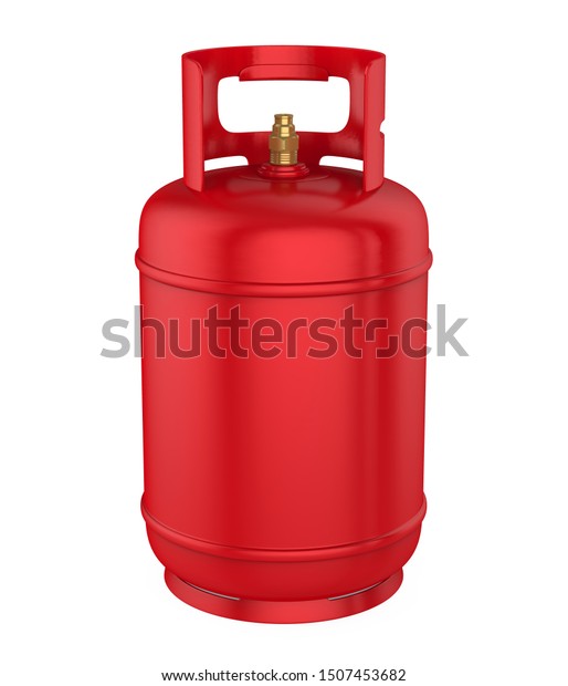 Gas Cylinder Isolated 3d Rendering Stock Illustration 1507453682