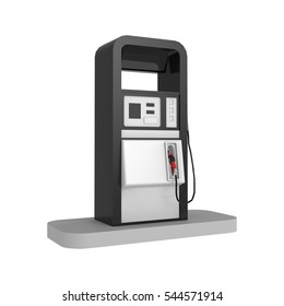 Gas Pump 3D Rendering