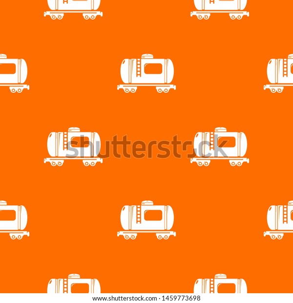 Gasoline railroad tanker pattern orange for any web
design best