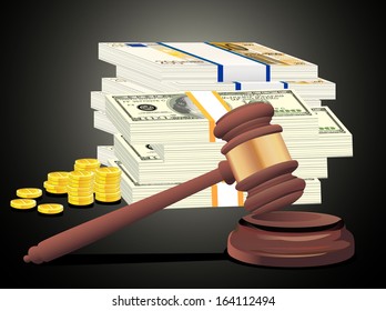 Penalty Fine Pay Prohibited Legal Charge Stock Vector (Royalty Free ...