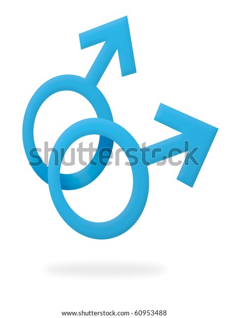 Gay Male Symbol Stock Illustration 60953488 | Shutterstock