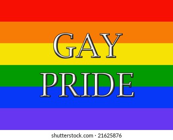 gay pride flag - Shutterstock ID 21625876